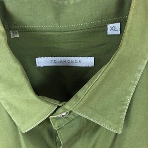 7 Diamonds short sleeve button up XL